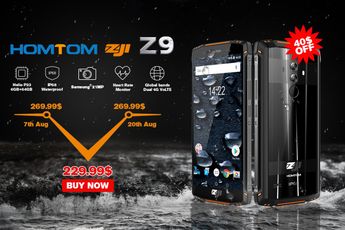 Homtom ZOJI Z9 Helio P23-Powered Rugged Phone Going $40 Off