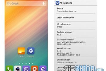 Zopo ZP820 quad-core MT6582 Antutu benchmarks