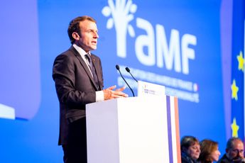 Franse president Emmanuel Macron pleit voor meer grenscontroles in Europa