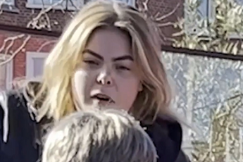 VIDEO: Gravin Eloise  maakt fikse ruzie op het terras