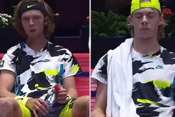 Toptennisser Shapovalov (21) doet elke pauze een korte meditatie