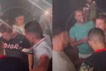 Staat Lil' Kleine hier keihard te snuiven in de club?