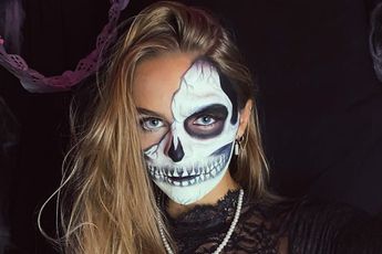 De prijs voor meest sexy Halloween-outfit gaat naar Lies Zhara