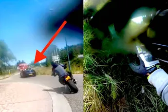 Nederlandse BMW M6 Cabrio crasht en slaat over de kop (video)