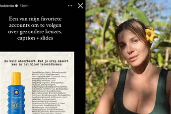 Victoria Koblenko: 'Zonder zonnebril verbrand je minder snel'