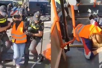 Politiegeweld tegen A12-activisten vastgelegd op beeld: 'Dit is mishandeling!'