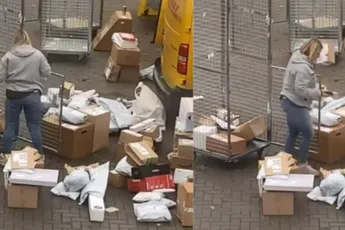 /show-tel/video-man-betrapt-dhl-bezorger-op-het-smijten-met-pakketten