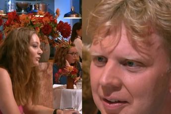 Meid in First Dates komt met absurde ijsbreker: 'Wat een zieke geest'