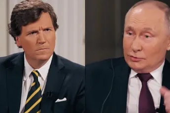 Interview Tucker Carlson met Vladimir Poetin staat online