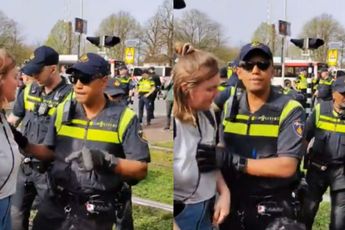 Extinction Rebellion-demonstrante betast door politie: 'Zit niet aan mijn t**t!'
