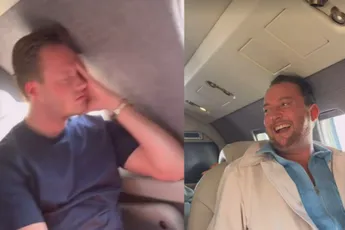 Tino Martin bezat zichzelf met manager en zit katjelam in het vliegtuig (BEELDEN)