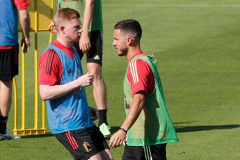 Martínez eerlijk over De Bruyne en Hazard: "Voor hem wordt het moeilijk"