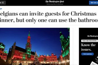 The Washington Post maakt België belachelijk door vreemd coronabeleid rond Kerstmis