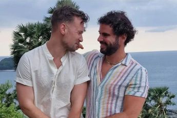 "Zo schoon, proficiat!": Riadh Bahri en zijn echtgenoot hebben prachtig nieuws