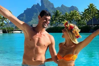 Kersvers getrouwd koppel Thibaut Courtois en Mishel Gerzig delen prachtig nieuws: "Magische dag"