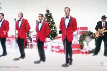 Filmpje! Het walgelijke kerstkwartet Rutte, Van Dissel, Gommers en De Jonge zingen een kerstlied