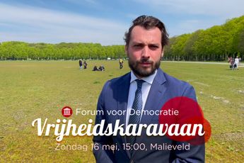 Filmpje! De Vrijheidskaravaan gaat weer los: op zondag 16 mei massademonstratie op het Malieveld in Den Haag!