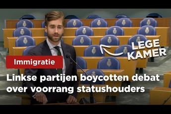Freek Jansen (FVD): 'Afwezigheid linkse partijen bij debat over voorrang statushouders zegt álles'