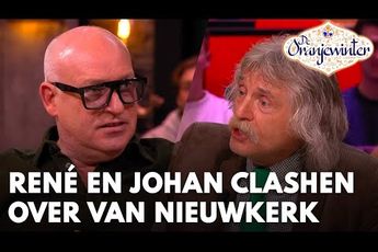 Filmpje! René van der Gijp en Johan Derksen staan keihard tegenover elkaar vanwege Matthijs van Nieuwkerk: "Jij lult uit je nek!"