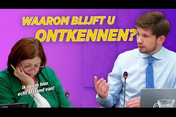 [Video] FVD'er Van Meijeren pakt minister aan: 'Volwassen mannen mogen niet meesporten met meisjes en hun douches gebruiken'