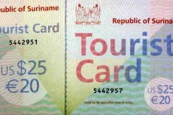 [UPDATE!] Toeristenkaart voor Suriname: van 20 naar 90 euro