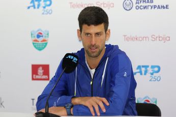 "Things are progressing slowly but surely" says Novak Djokovic following Serbia Open final loss