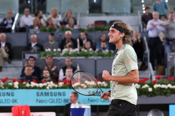 WATCH: Tsitsipas' hilarious celebration after beating no. 1 Medvedev