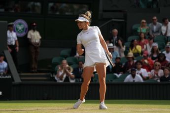 Halep beats Anisimova to reach first Grand Slam semifinal since 2020 at Wimbledon