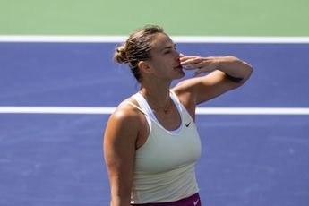 WATCH: Sabalenka's Tongue Steals Show During Trophy Ceremony at Indian Wells