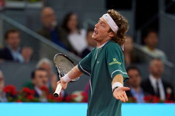 WATCH: Rublev Completely Loses It During Painful Roland Garros Loss