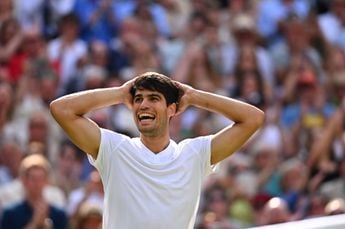 Alcaraz Laughs Off Question About Raducanu's Presence After Wimbledon Win