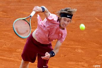 Andrey Rublev crashes out of the Rome Masters, beaten by Krajinovic