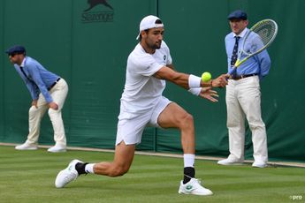 Berrettini begins title defence with win over Evans at Queen's