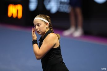 Ostapenko again voices displeasure at electronic line calling at Australian Open: "I cannot do anything about it"