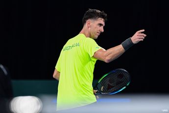 Kokkinakis wastes multiple break points in disappointing loss to Bautista Agut