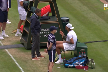 VIDEO: Kyrgios demands Tsitsipas be defaulted from Wimbledon for smashing a ball into the crowd