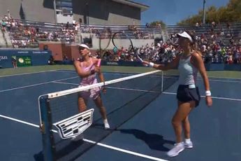 (VIDEO) No handshake between Azarenka-Kostyuk amid frosty tie at US Open