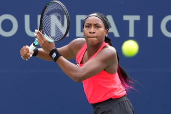 "I know my mum gets nervous" - Coco Gauff on avoiding her parents' gaze during her second round win over Raducanu at the Australian Open