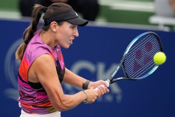 Pegula halts late comeback by Sasnovich to reach third round in Melbourne