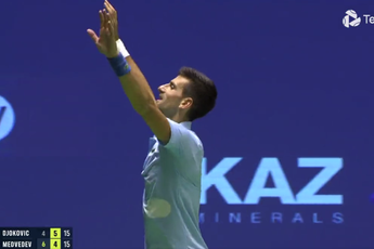 VIDEO: Djokovic handed warning after sending racquet flying into crowd