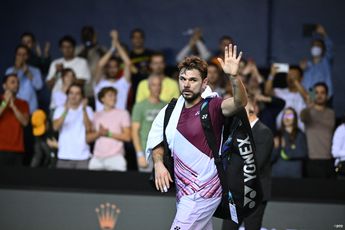 Wawrinka jokingly demands Bencic and Teichmann to pay copyright for copying his celebration