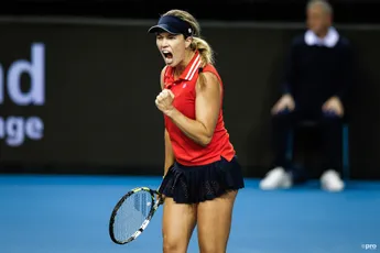 Danielle Collins continua imbatível e não dá qualquer hipótese a Paula Badosa no Charleston Open