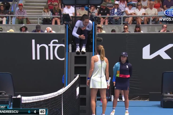 (VIDEO) "I'm hitting the ball and she's screaming": Bouzkova left FUMING as Andreescu screams during vital point at Australian Open