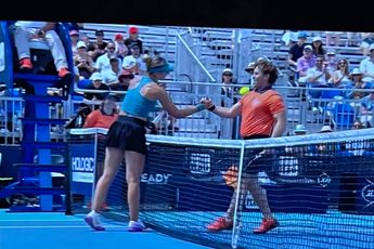 VIDEO: Badosa verbringt die medizinische Auszeit von Siegemund mit dem Balljungen in einem ereignisreichen Miami Open-Kampf