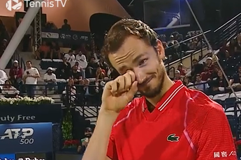 VIDEO: Medvedev roasts Rublev by fake crying after heartfelt speech during Dubai final ceremony