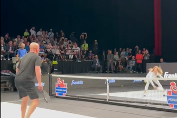 (VIDEO) Agassi introduces partner for Pickleball Slam 2 with wife Steffi Graf forming dream team to face McEnroe and Sharapova