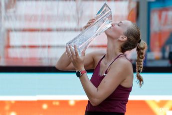 Nachwuchs für die zweimalige Weltmeisterin Petra Kvitova während Wimbledon