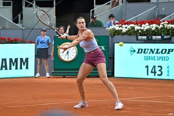 VÍDEO: El divertido saludo de Sabalenka a su hermana tras ganar en el Madrid Open