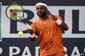 Tiafoe lives up to favoritism dispatches Karatsev in a tense match at DC Open.