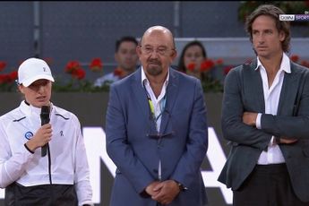 La cantinela continúa: Feliciano López vuelve a pedir disculpas por no haber permitido a las finalistas del dobles femenino del Madrid Open dar su discurso